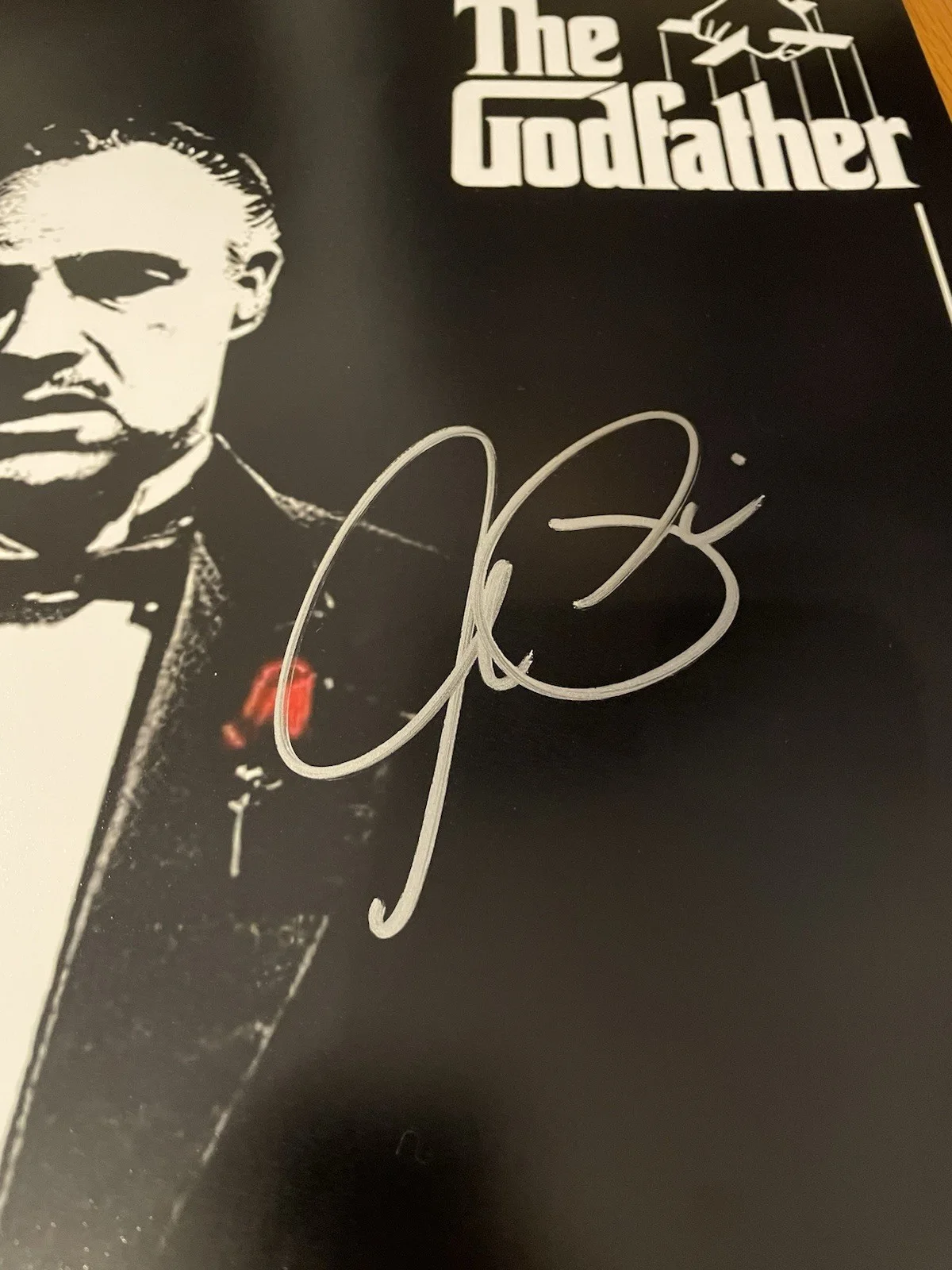 Al Pacino — PLS MAKE ANY OFFER Authentic Al Pacino Autographed Large 11x17 Godfather Poster, изображение 2