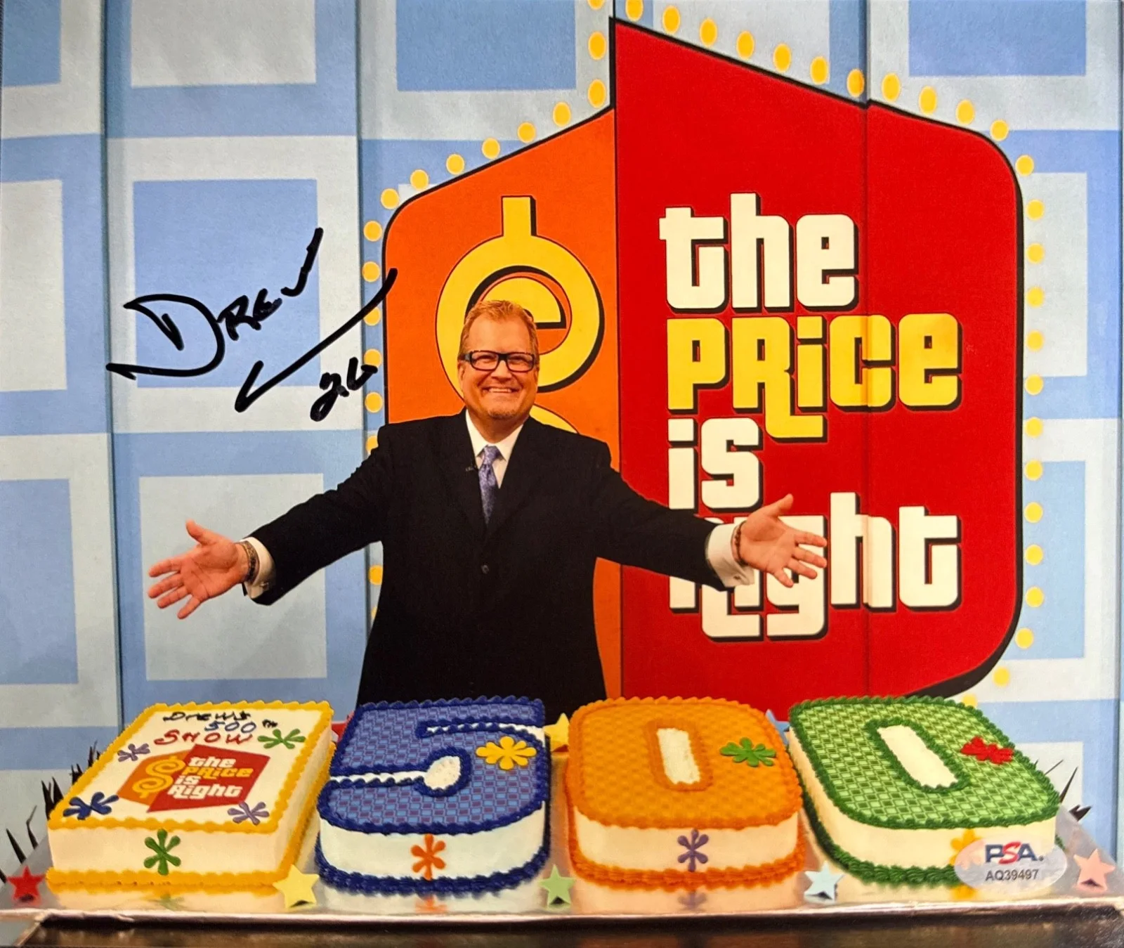 Drew Carey — Drew Carey Signed 8x10 Celebrity Photo PSA AQ39497, image 2
