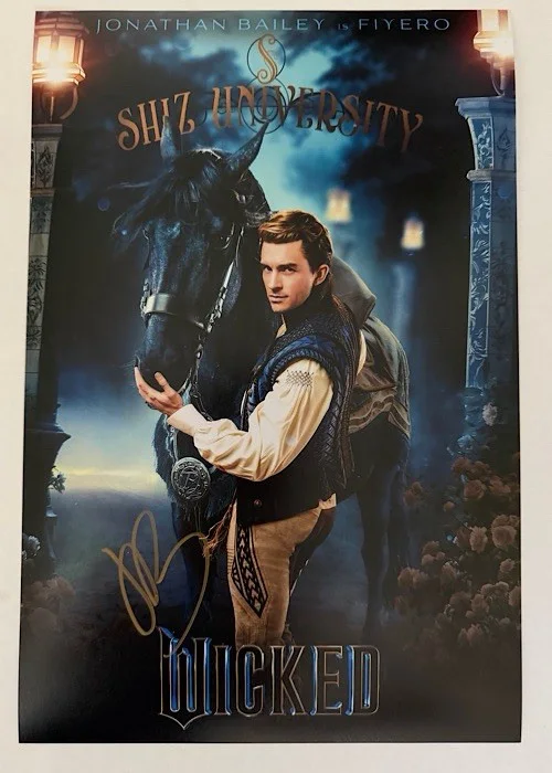 Jonathan Bailey — Jonathan Bailey Signed Autographed "Wicked" Photo (8 x 12 Inches)