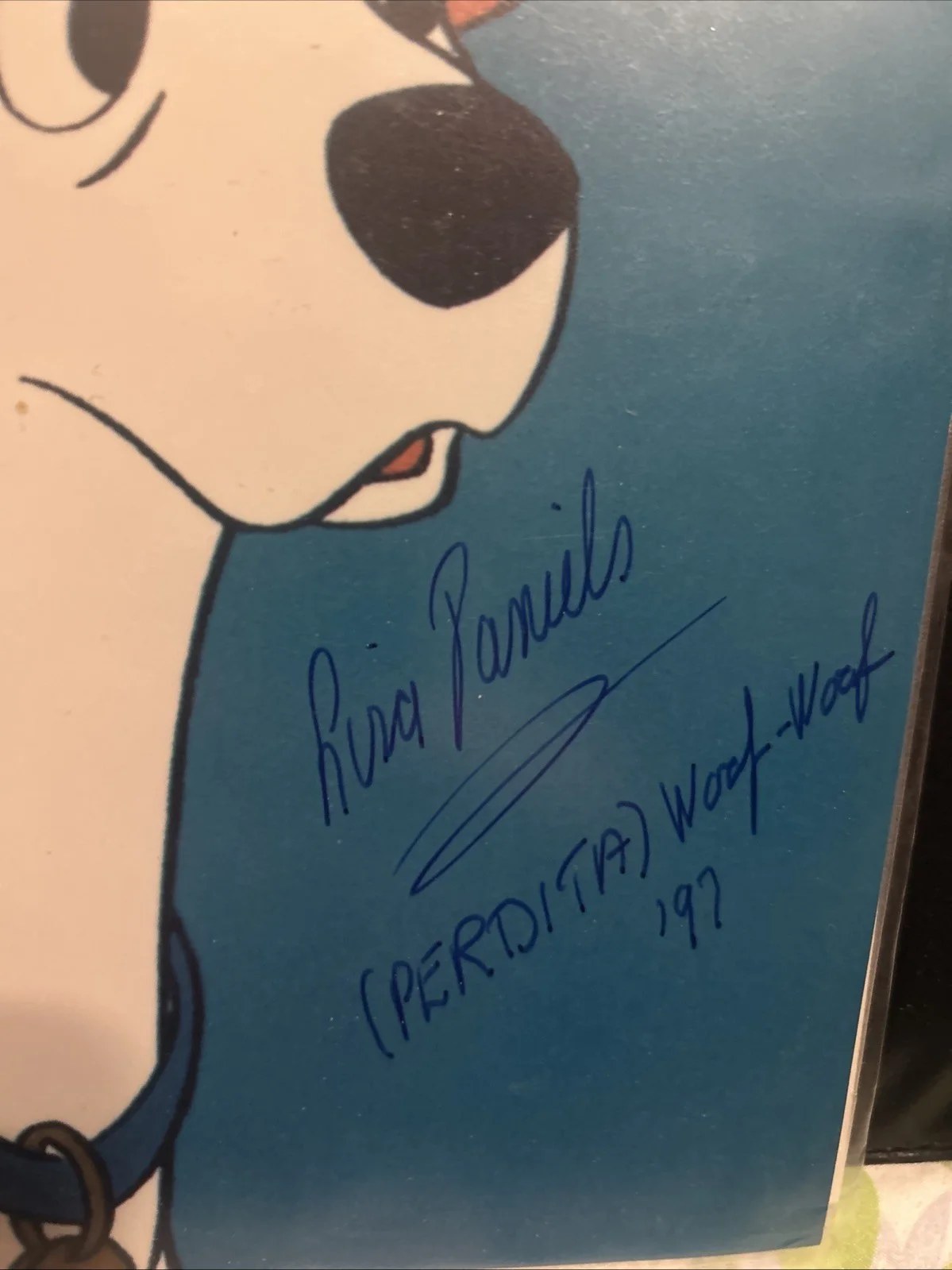 Lisa Daniels — Lisa Daniels Autographed 8 X 10 Color Photo from 101 Dalmatians, изображение 2