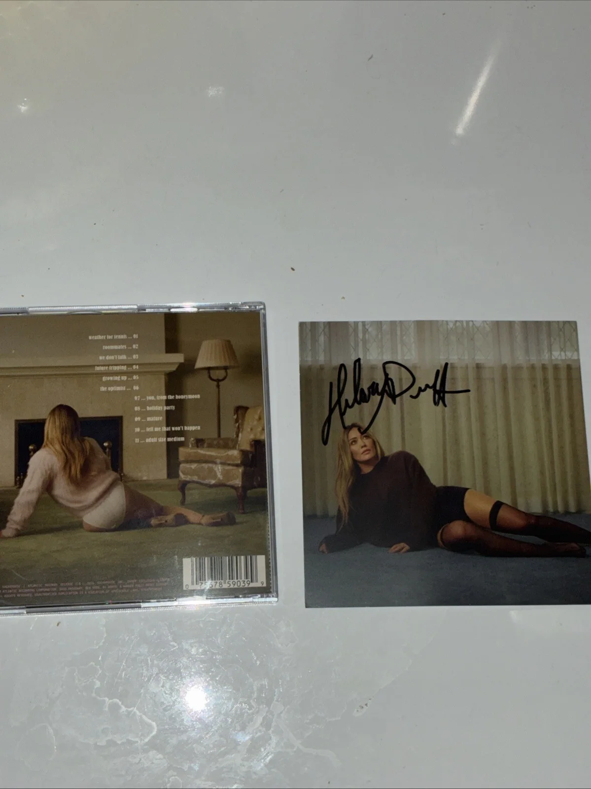 Hilary Duff Luck Or Something Signed CD Autographed, image 2