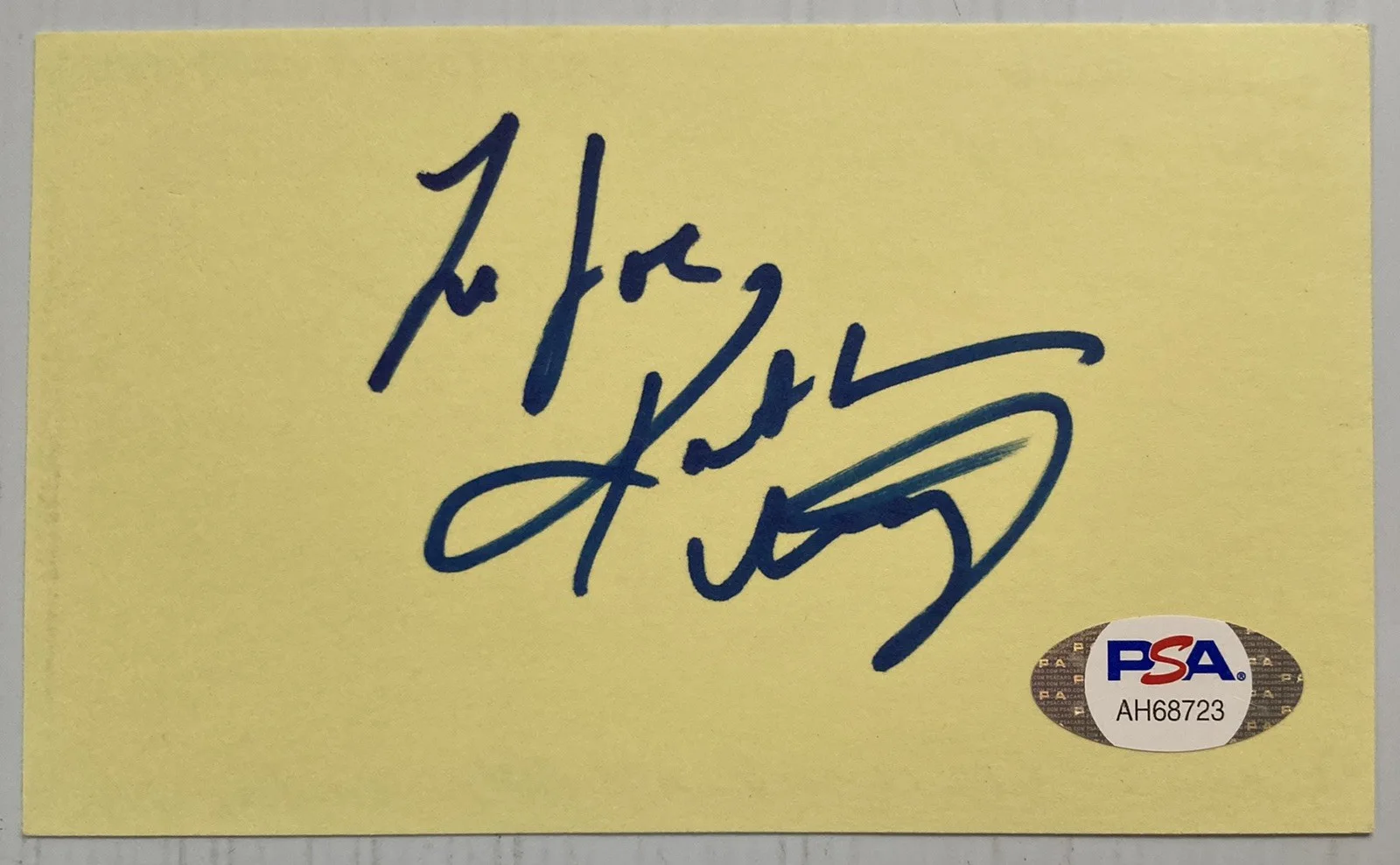 Katherine Heigl — Knocked Up Katherine Heigl Signed Autograph 3x5 Index Card - PSA DNA - FREE S&H!, image 2