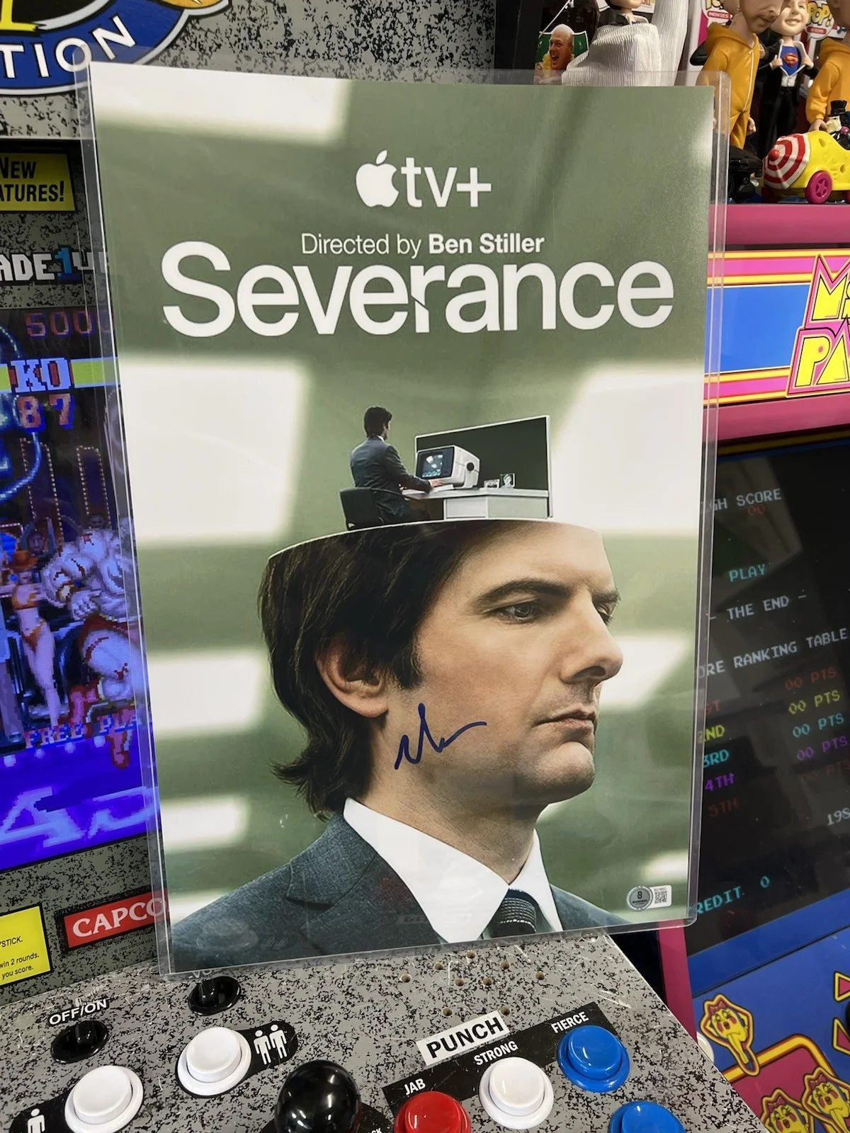 Adam Scott — Severance Adam Scott Signed Autographed 11x17 Photo Mark Scout Lumon Industries, изображение 4