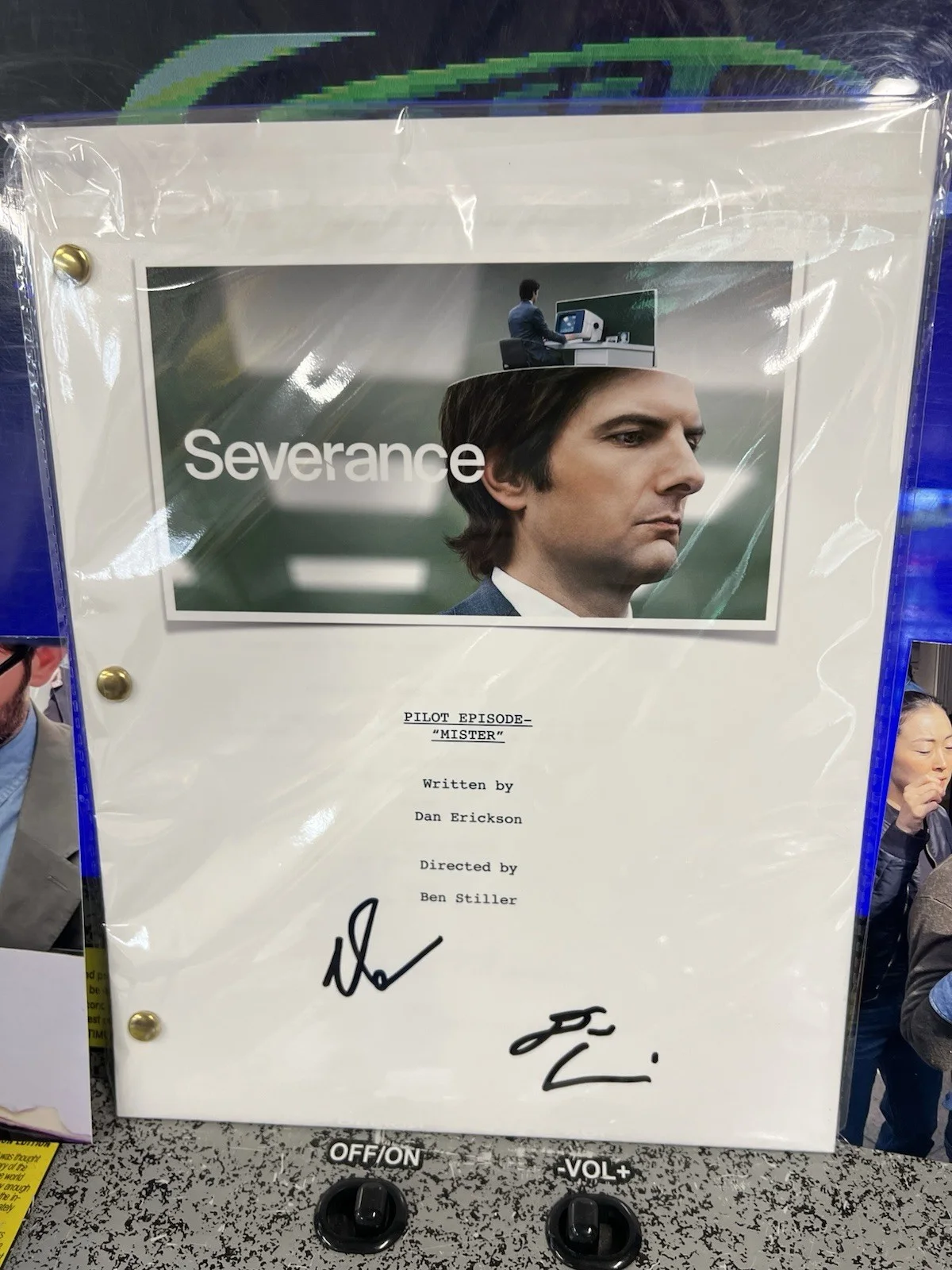Adam Scott — Severance Signed Autographed Pilot Full Script Adam Scott (Mark S!) Dan Erickson, image 2
