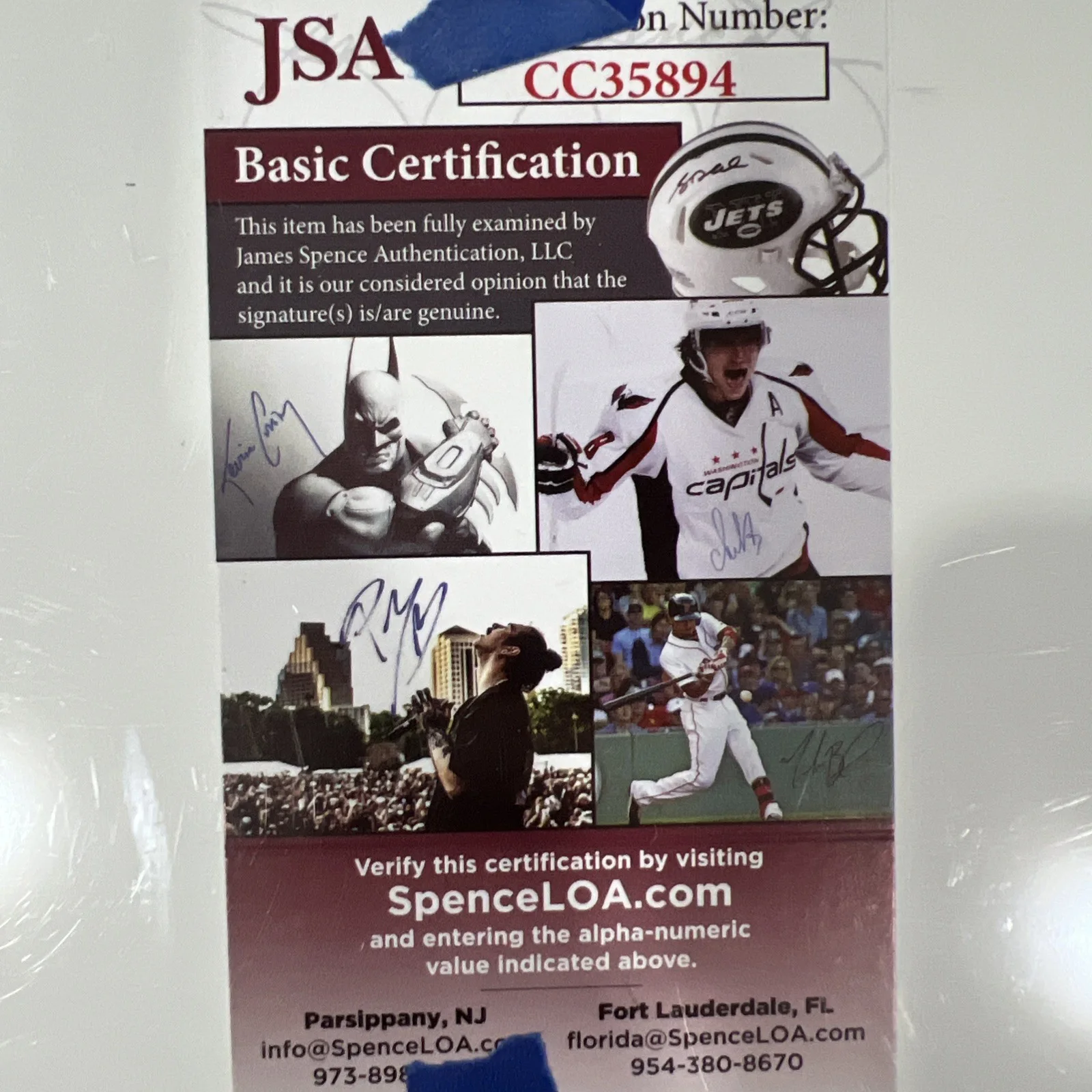 JULIE ADAMS SIGNED COLOR PHOTO WITH JSA CERTIFICATION, image 2