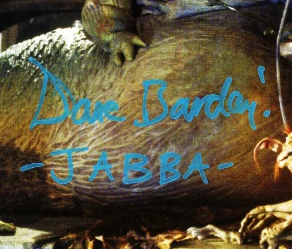 FEMI TAYLOR, DAVE BARCLAY — FEMI TAYLOR & DAVE BARCLAY Signed 8x10 OPX Photo "STAR WARS" BAS #BD74401, изображение 3