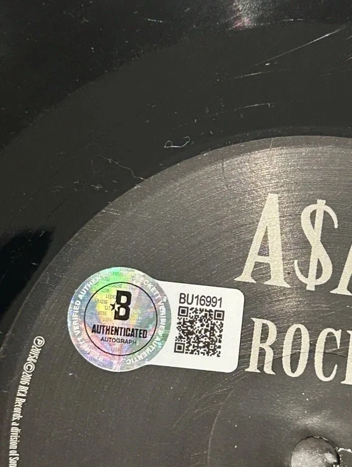A$AP ASAP Rocky Signed Autographed At. Long. Last. A$AP Album DISC Beckett COA, image 3