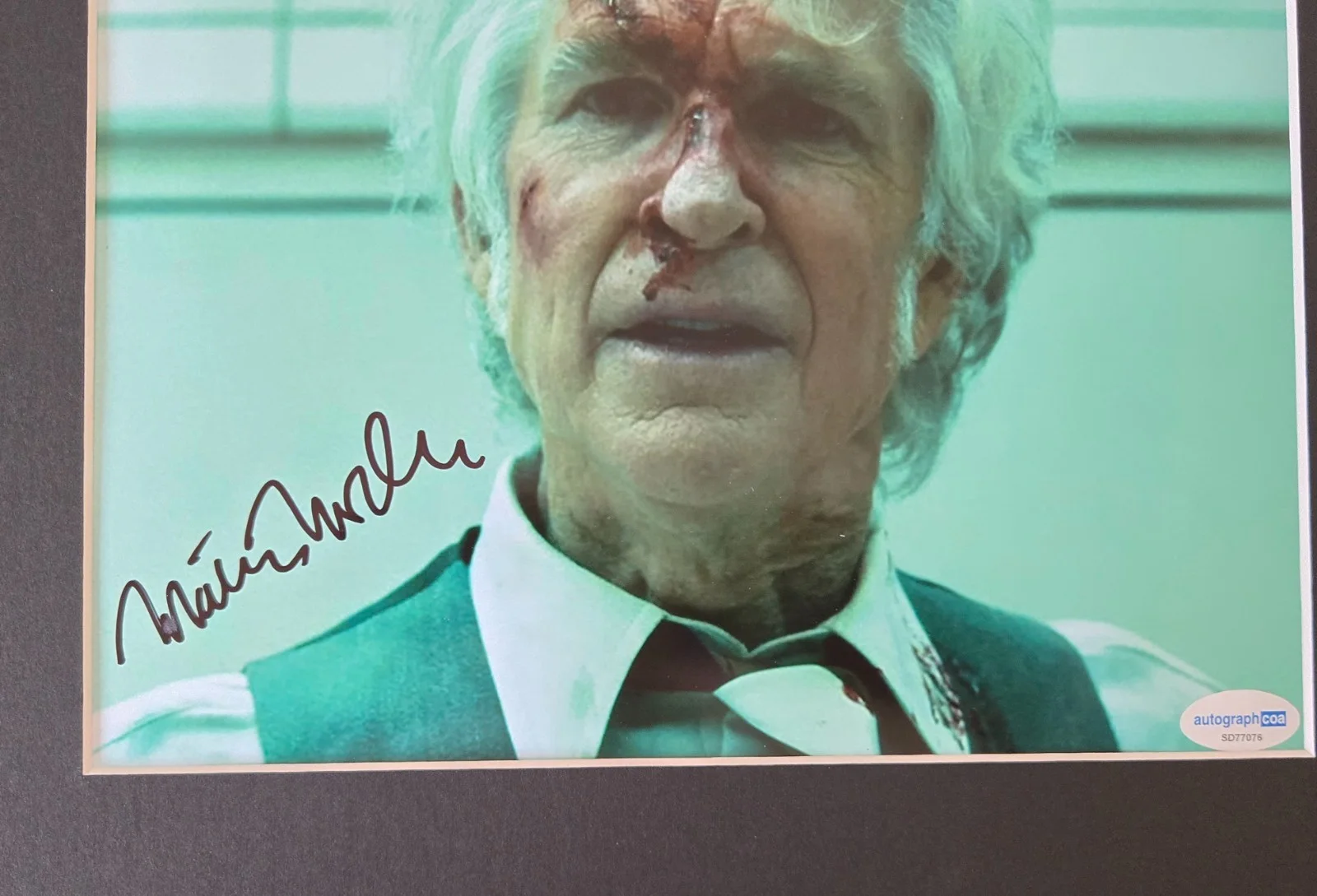 Matthew Modine Signed Stranger Things Photo Framed 11x14 Display ACOA, image 2