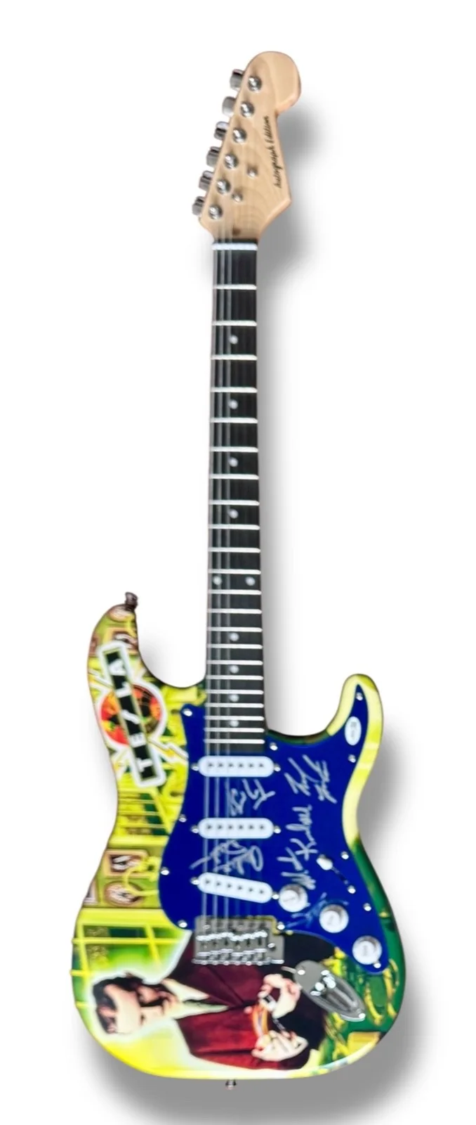 Tesla Signed Guitar Custom JSA COA Brian Wheat Frank Hannon Jeff Keith Rude +1, изображение 3