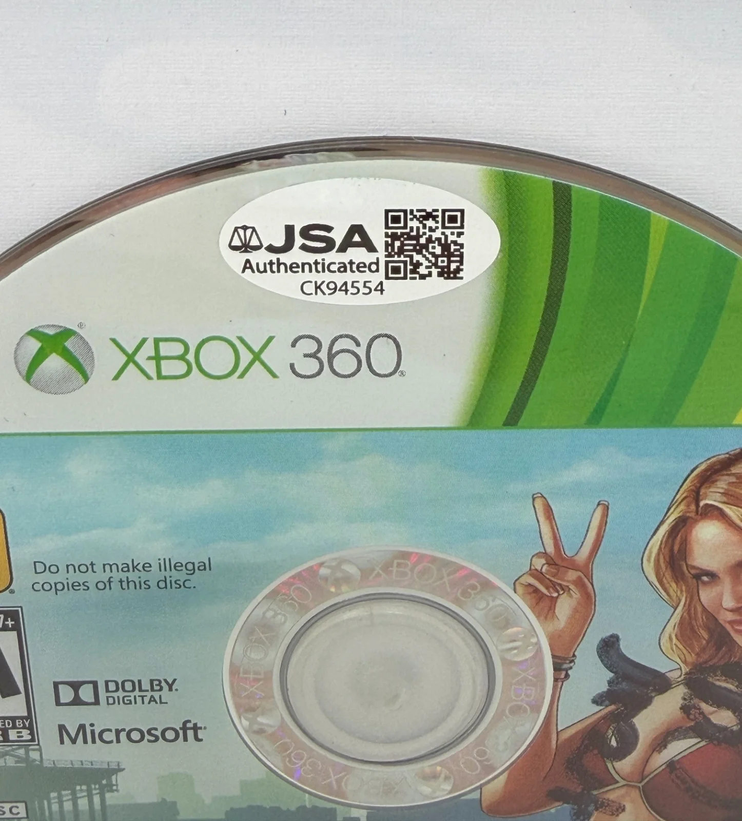 Steven Ogg — Steven Ogg Signed Grand Theft Auto V Xbox 360 Disc Framed Trevor Auto JSA COA, изображение 3