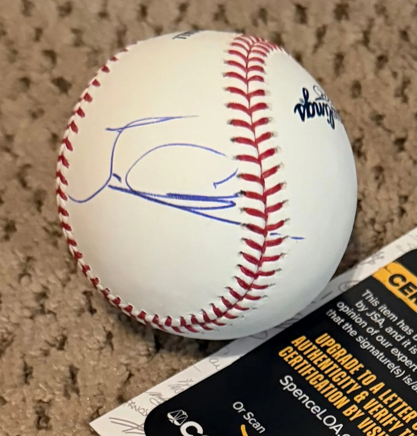 J COLE SIGNED BASEBALL JSA AUTOGRAPH OMLB RAP HIP HOP DREAMVILLE, изображение 2