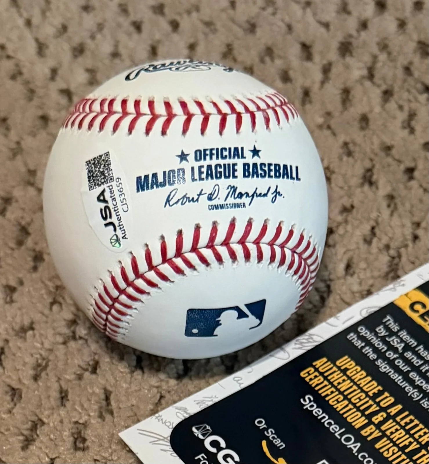 J COLE SIGNED BASEBALL JSA AUTOGRAPH OMLB RAP HIP HOP DREAMVILLE, изображение 3