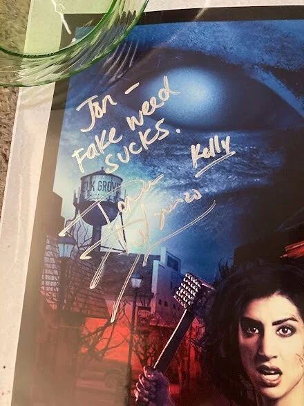 BRUCE CAMPBELL, RAY SANTIAGO, Dana DeLorenzo, SAM RAIMI, TED — ASH VS EVIL DEAD MOVIE TV SHOW POSTER 27X40 SIGNED BRUCE CAMPBELL INSCRIBED RARE, изображение 3