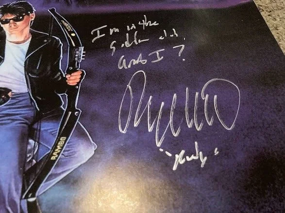 ANDRE GOWER, RYAN LAMBERT — THE MONSTER SQUAD MOVIE POSTER SIGNED ANDRE GOWER RYAN LAMBERT !!!INSCRIBED!!!, изображение 3