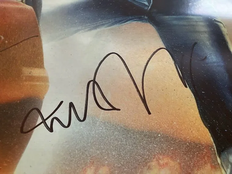 MICHAEL J FOX, CHRISTOPHER LLOYD, LEA THOMPSON — BACK TO THE FUTURE MOVIE POSTER 27X40 SIGNED MICHAEL J FOX LEA INSCRIPTION! JSA, изображение 2