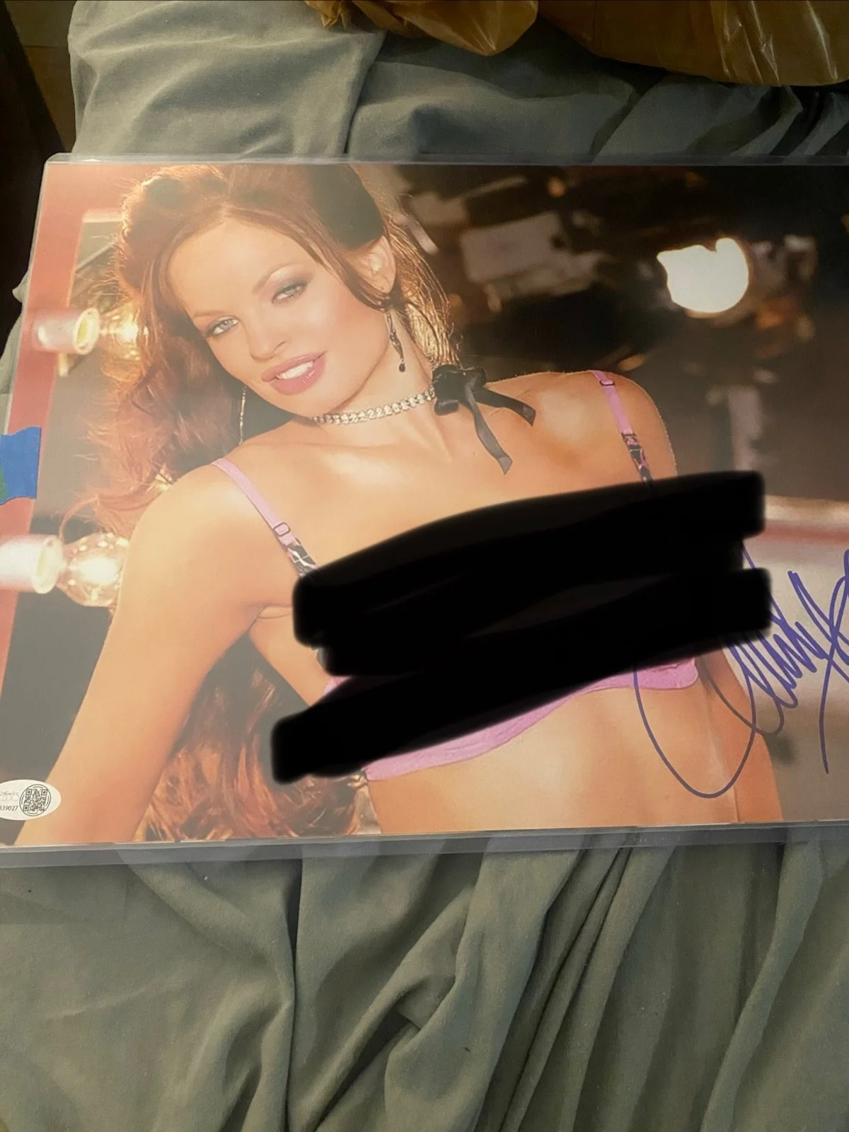Christy hemme — christy hemme signed naughty 11x14 (jsa)