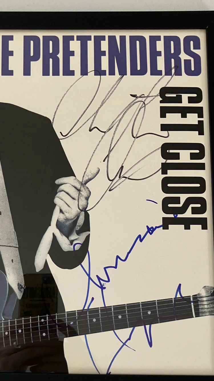 PRETENDERS/CHRISSIE HYDE SIGNED/AUTOGRAPHED FRAMED ALBUM JACKET WITH COA, image 2