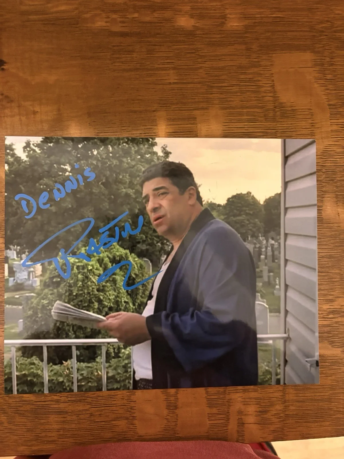 Vincent Pastore — Vincent Pastore The Sopranos “Big Pussy” Autographed Signed 8 X10