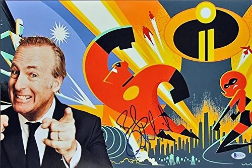 Bob Odenkirk — Bob Odenkirk The Incredibles 2 Authentic Signed 12x18 Photo BAS #D78224, изображение 3