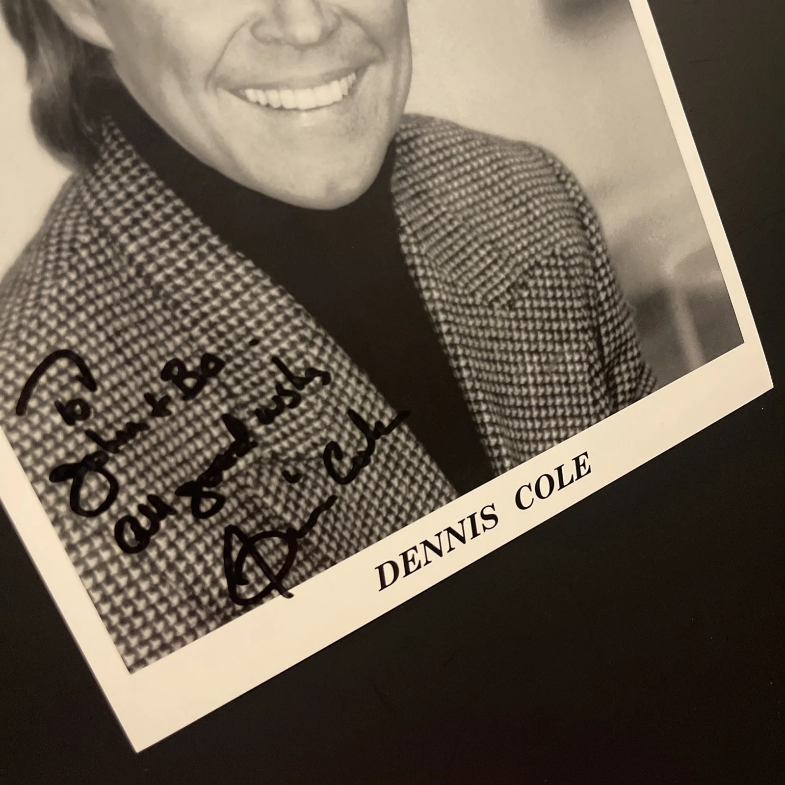 DENNIS COLE: Hand Signed Original Celebrity Photo 8 x 10”/ KSK, image 4