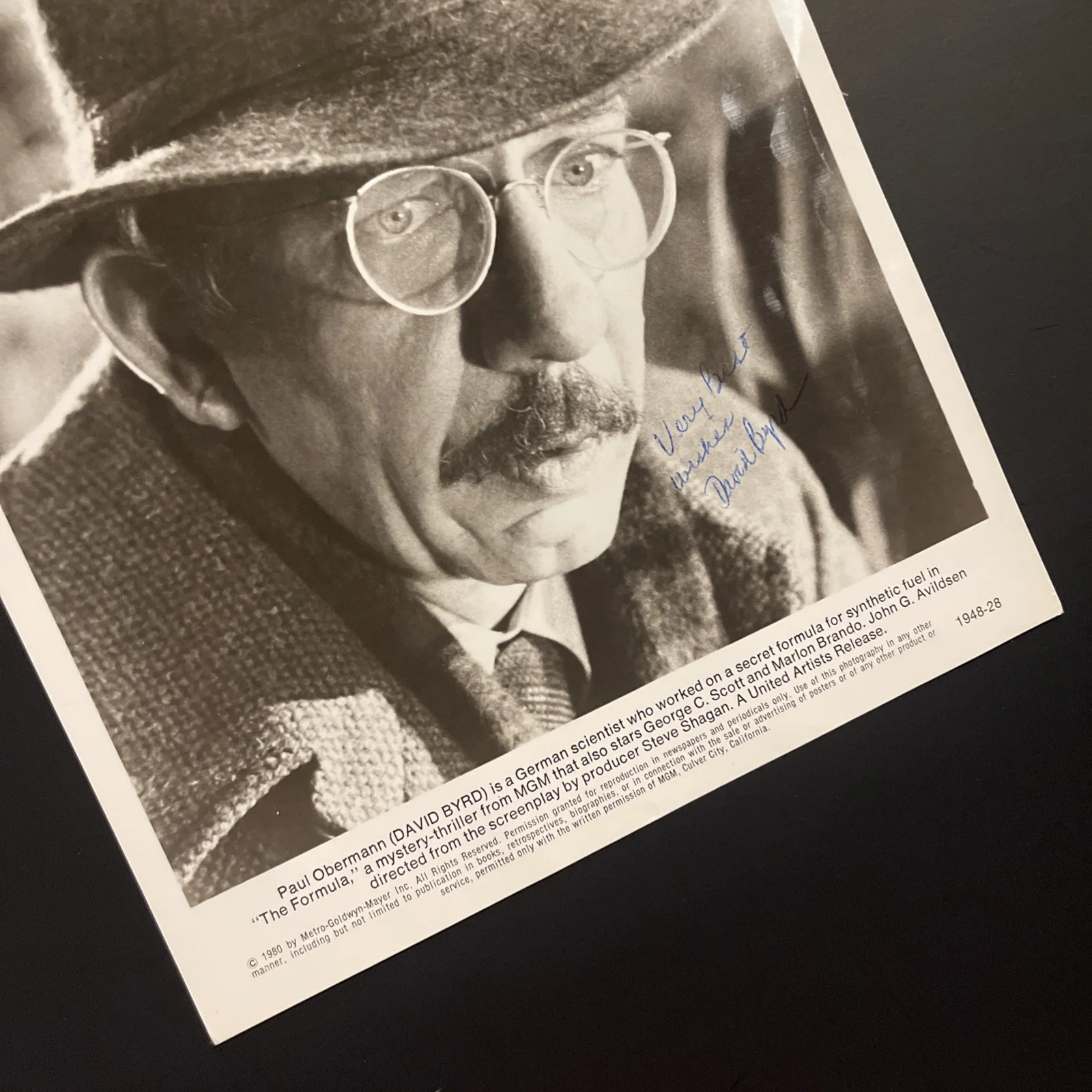 DAVID BYRD: Hand Signed Original Celebrity Photo 8 x 10”/ KSK, изображение 4