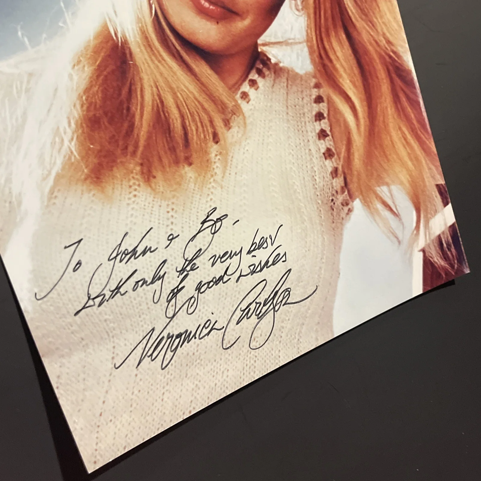 VERONICA CARLYSLE: Hand Signed Original Celebrity Photo 8 x 10”/ KSK, изображение 4