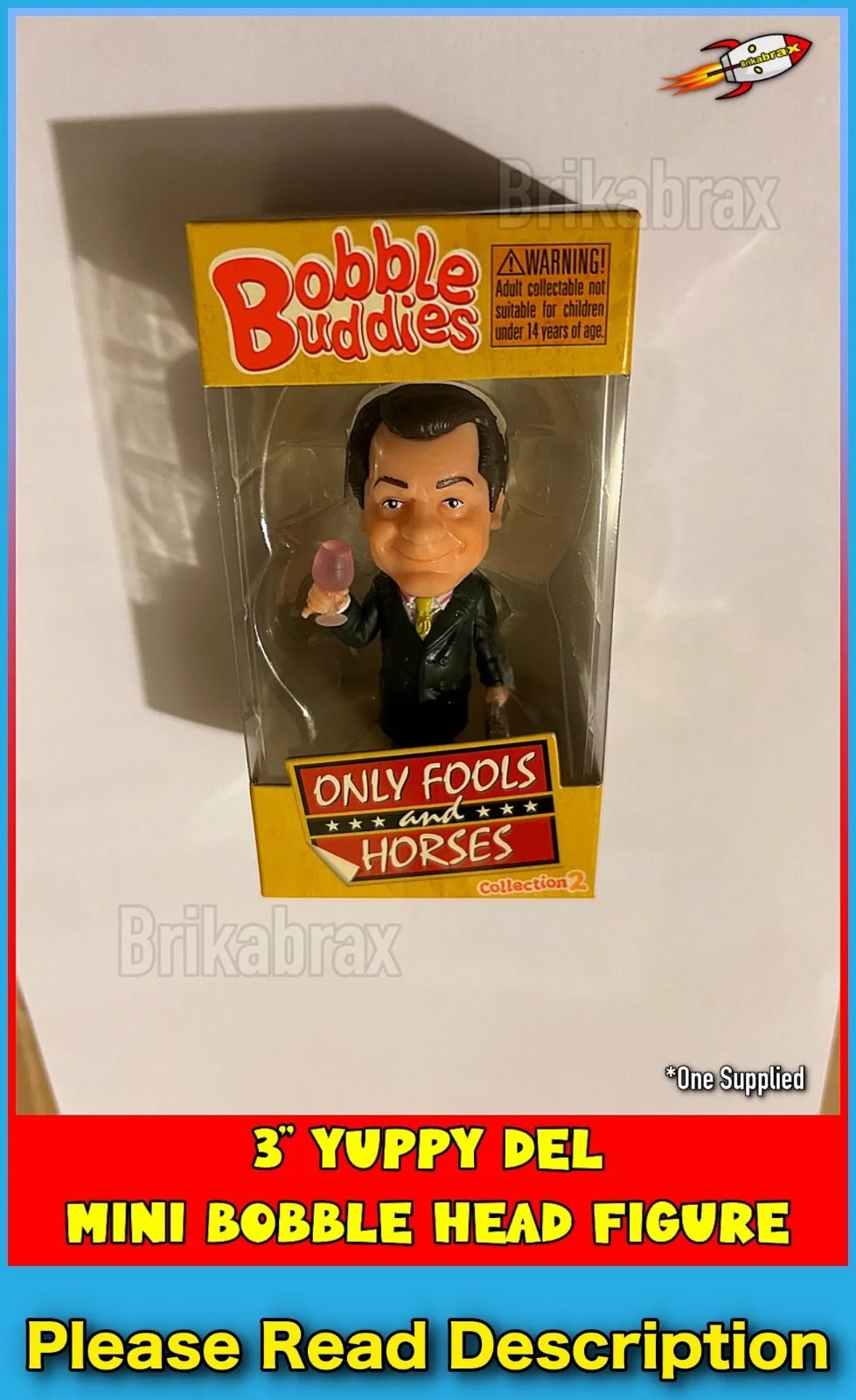 Only Fools & Horses 3" Mini Bobble Head Buddies YUPPY DEL Collection No. 2 NEW, изображение 2