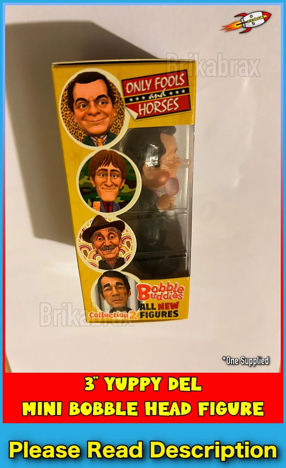 Only Fools & Horses 3" Mini Bobble Head Buddies YUPPY DEL Collection No. 2 NEW, изображение 3