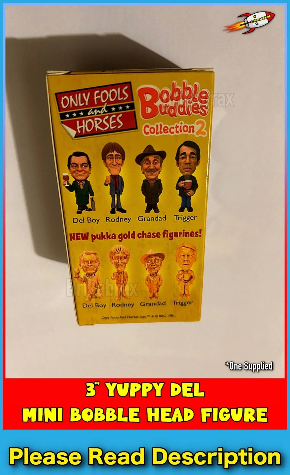 Only Fools & Horses 3" Mini Bobble Head Buddies YUPPY DEL Collection No. 2 NEW, изображение 4
