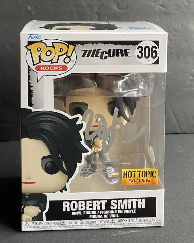 Robert Smith Signed Funko Pop Rocks The Cure 306 Rare JSA COA, image 2