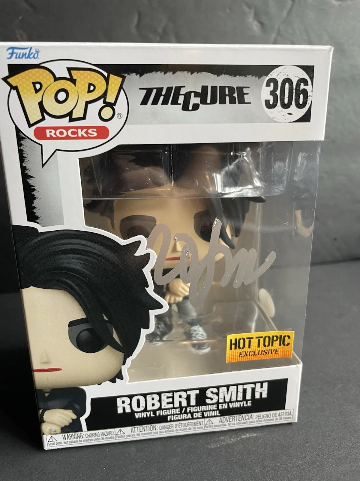 Robert Smith Signed Funko Pop Rocks The Cure 306 Rare JSA COA, image 4