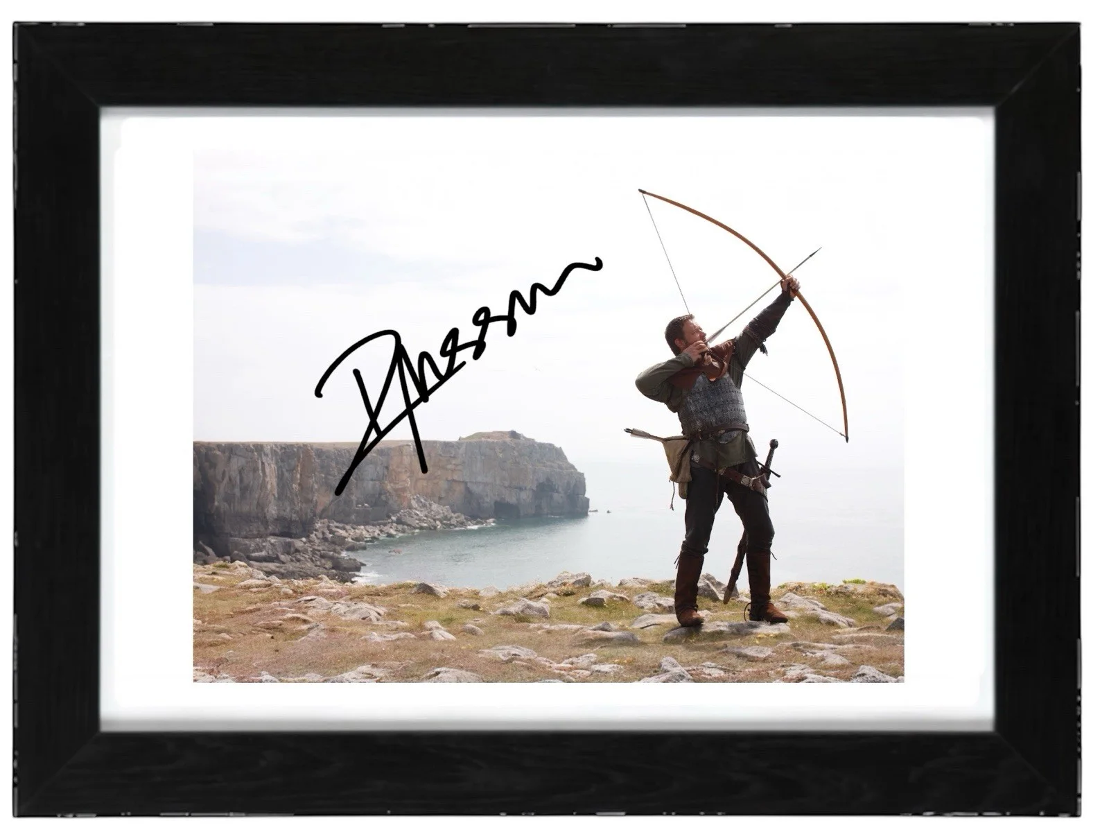 Russell Crowe Signed Autograph PHOTO Pre Print 6x4/A4/ Framed Robin Hood, изображение 2