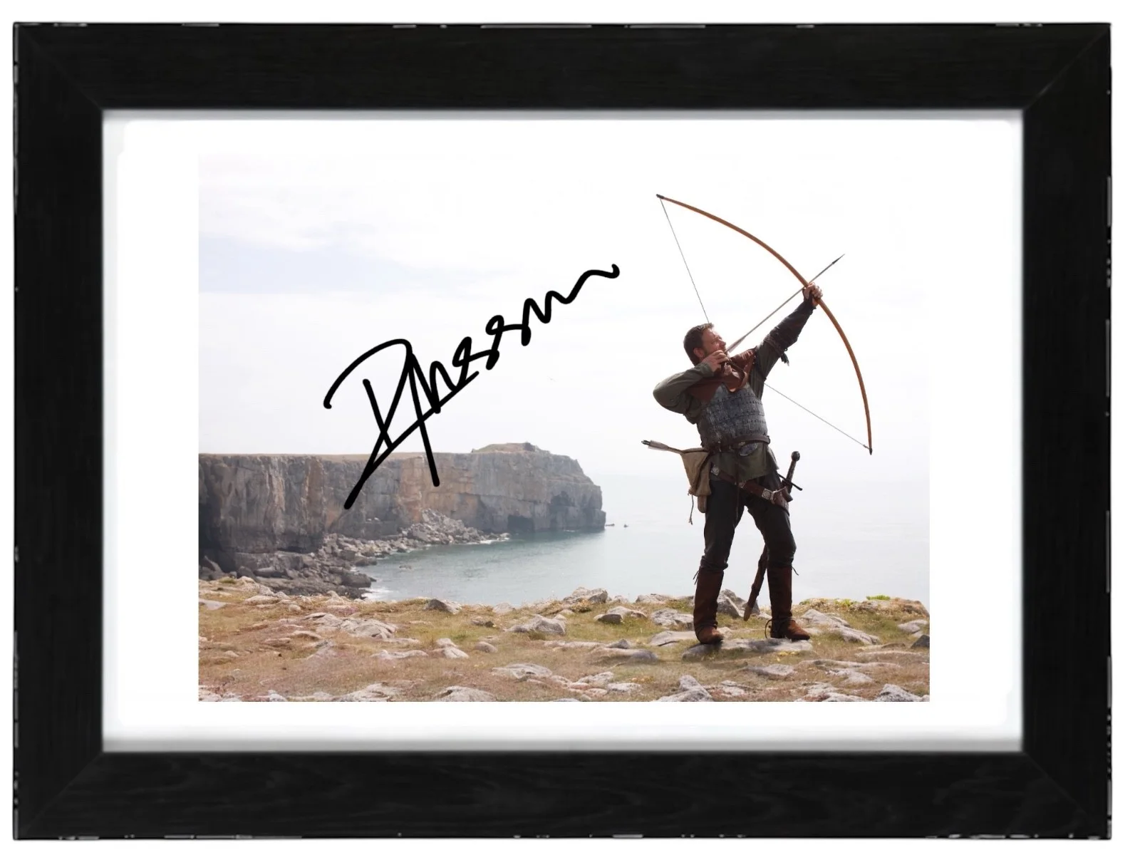 Russell Crowe Signed Autograph PHOTO Pre Print 6x4/A4/ Framed Robin Hood, изображение 3