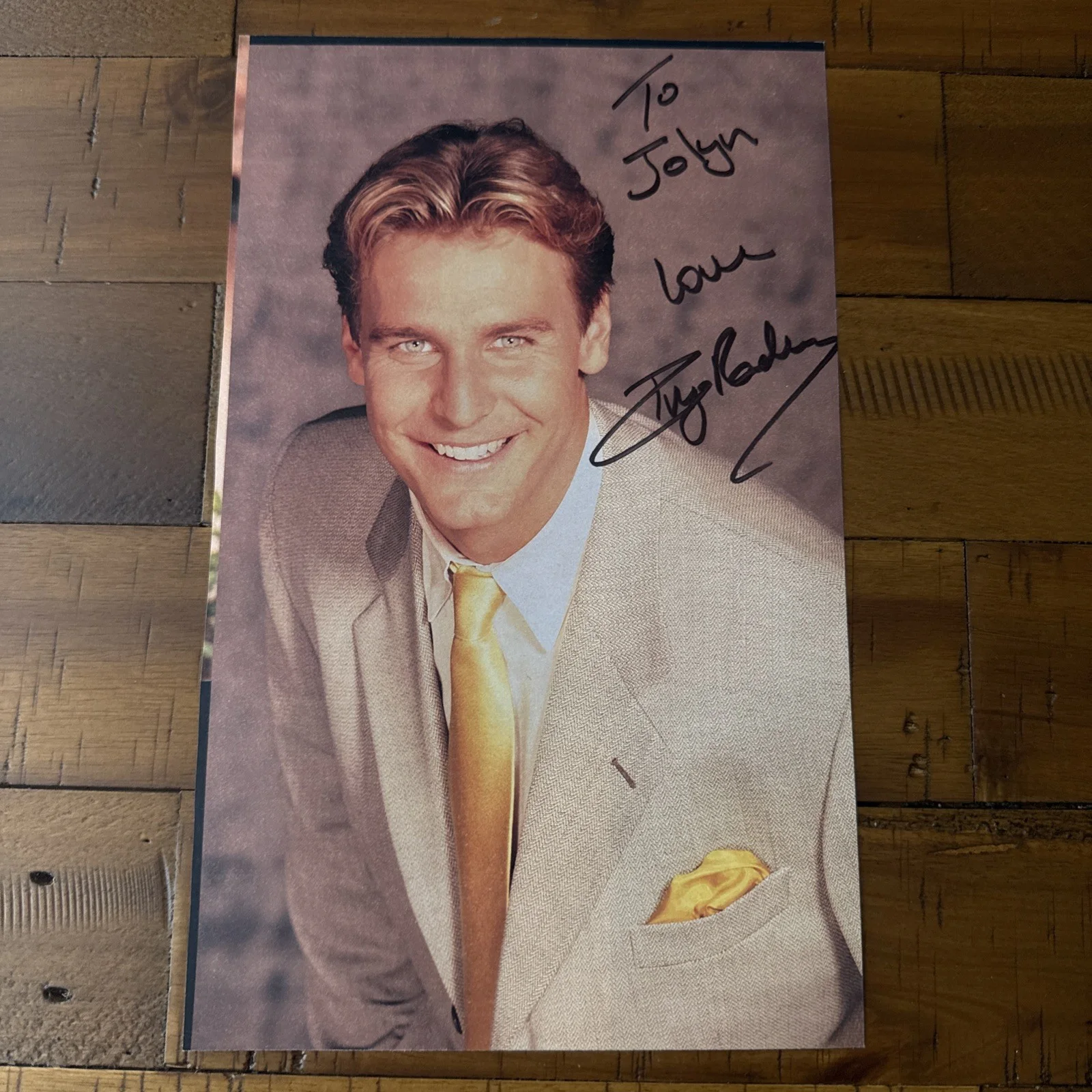 Ingo Rademacher — Ingo Rademacher General Hospital Autograph Signed 10.75x6.5" Magazine Photo, изображение 2