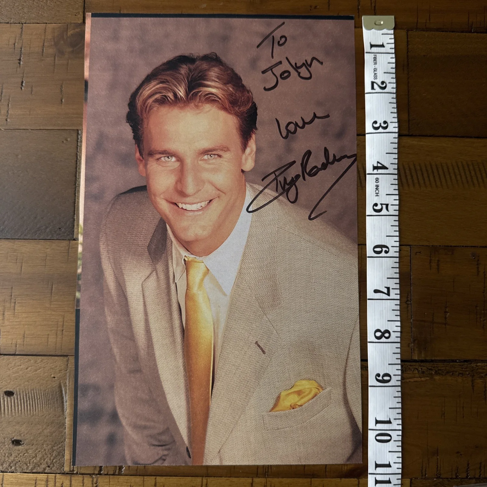 Ingo Rademacher — Ingo Rademacher General Hospital Autograph Signed 10.75x6.5" Magazine Photo, изображение 4