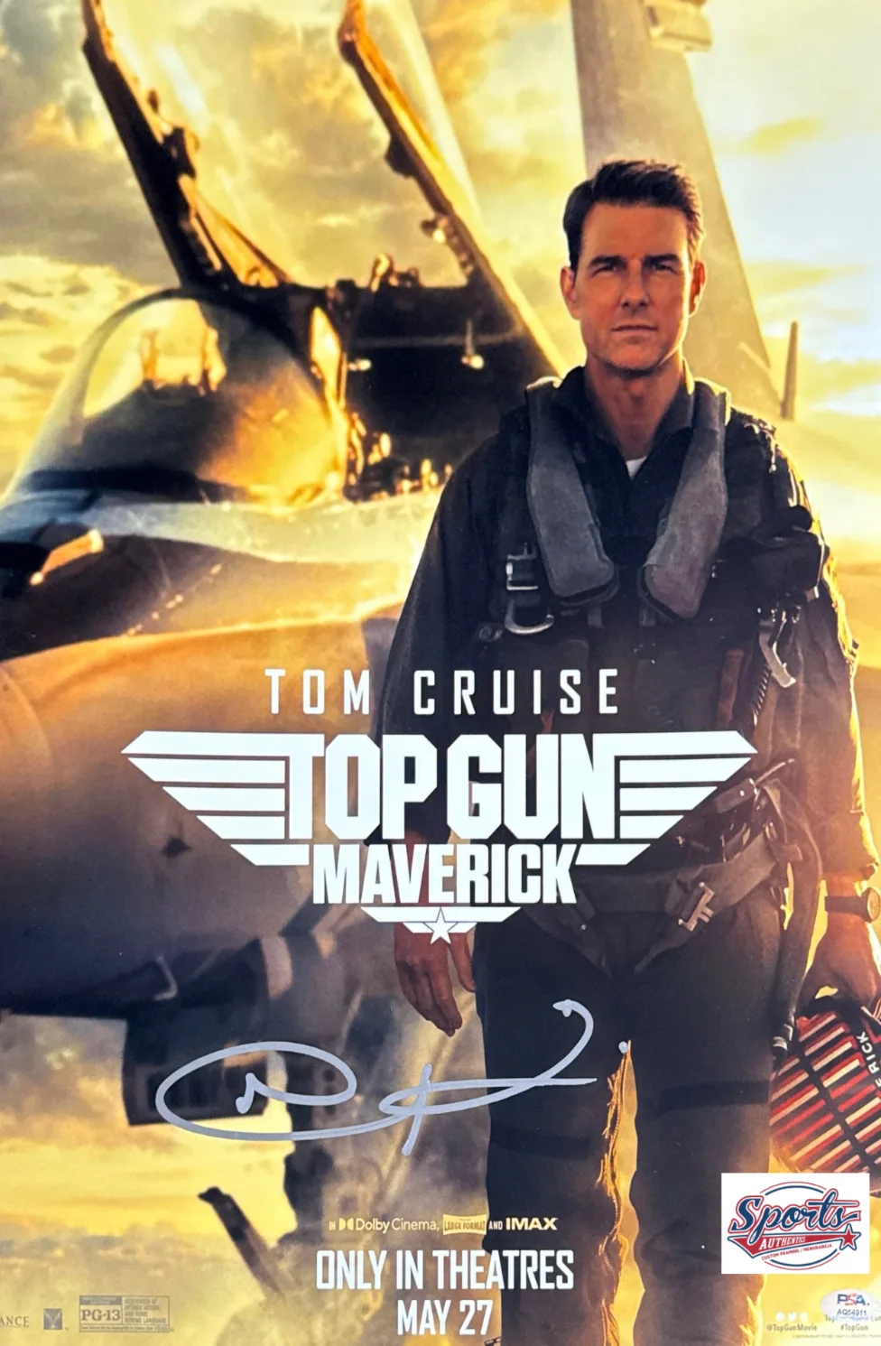 Joseph Kosinski — Joseph Kosinski Signed 16x20 Top Gun Maverick Movie Poster Director PSA AQ54011
