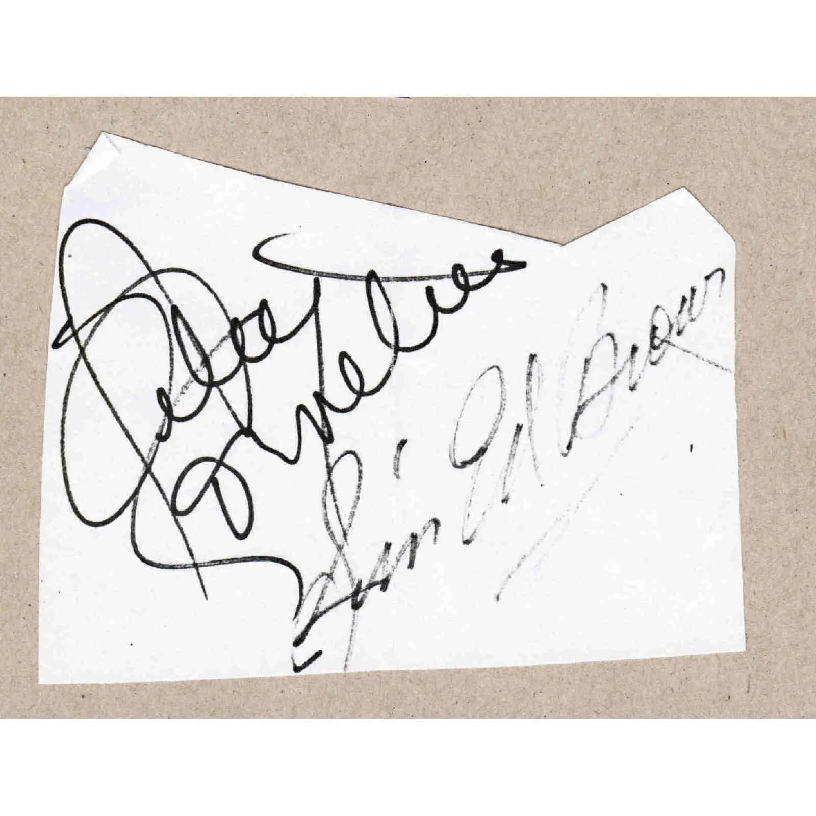 Helen Cornelius Jim Ed Brown Signed Autograph w/Fan Taken 3.5 x 3.5 OOAK Photo, изображение 2