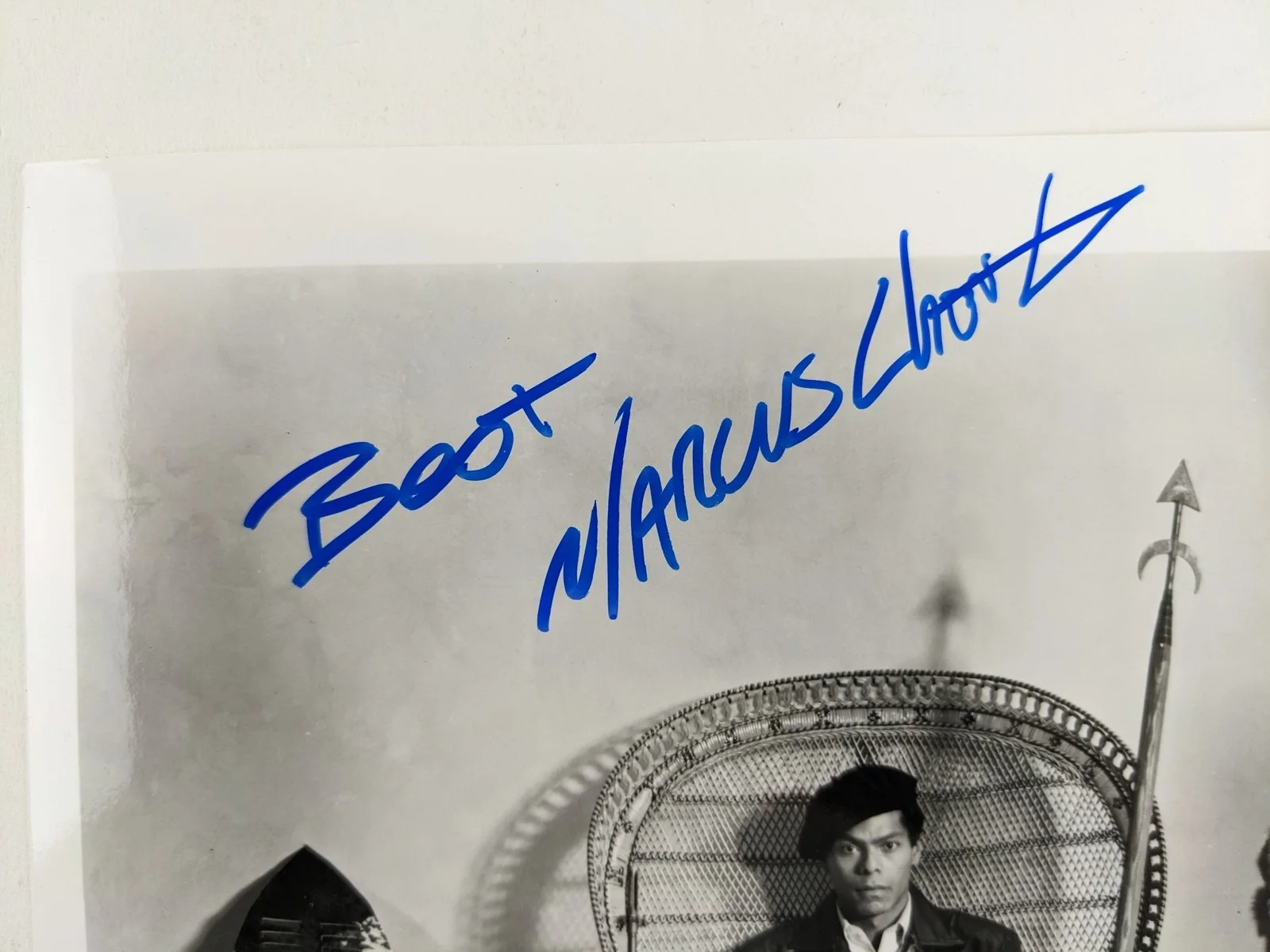 Marcus Chong — Marcus Chong Signed 8x10 B&W Panther Original Still Movie Photo Autographed, image 2