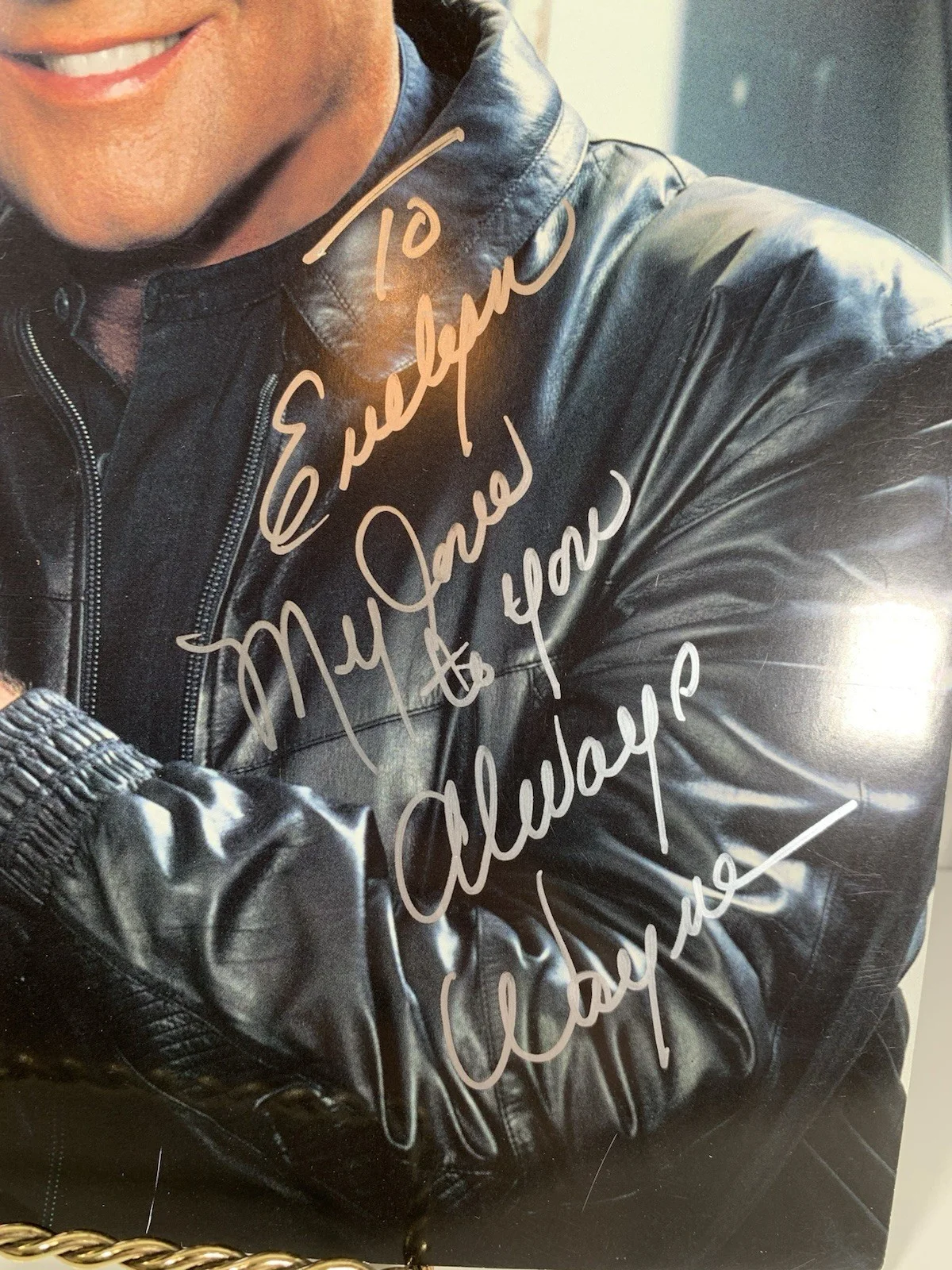 Wayne Newton Signed 8x10 Photo Vintage Autograph Signature Las Vegas Entertainer, изображение 2
