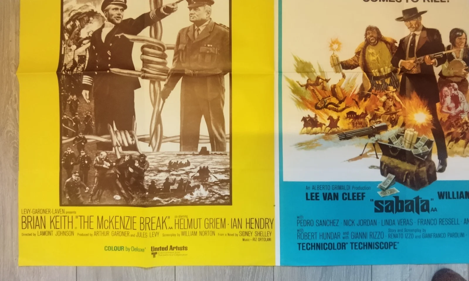 THE MCKENZIE BREAK / SABATA, UK QUAD DOUBLE BILL. POSTER, image 5