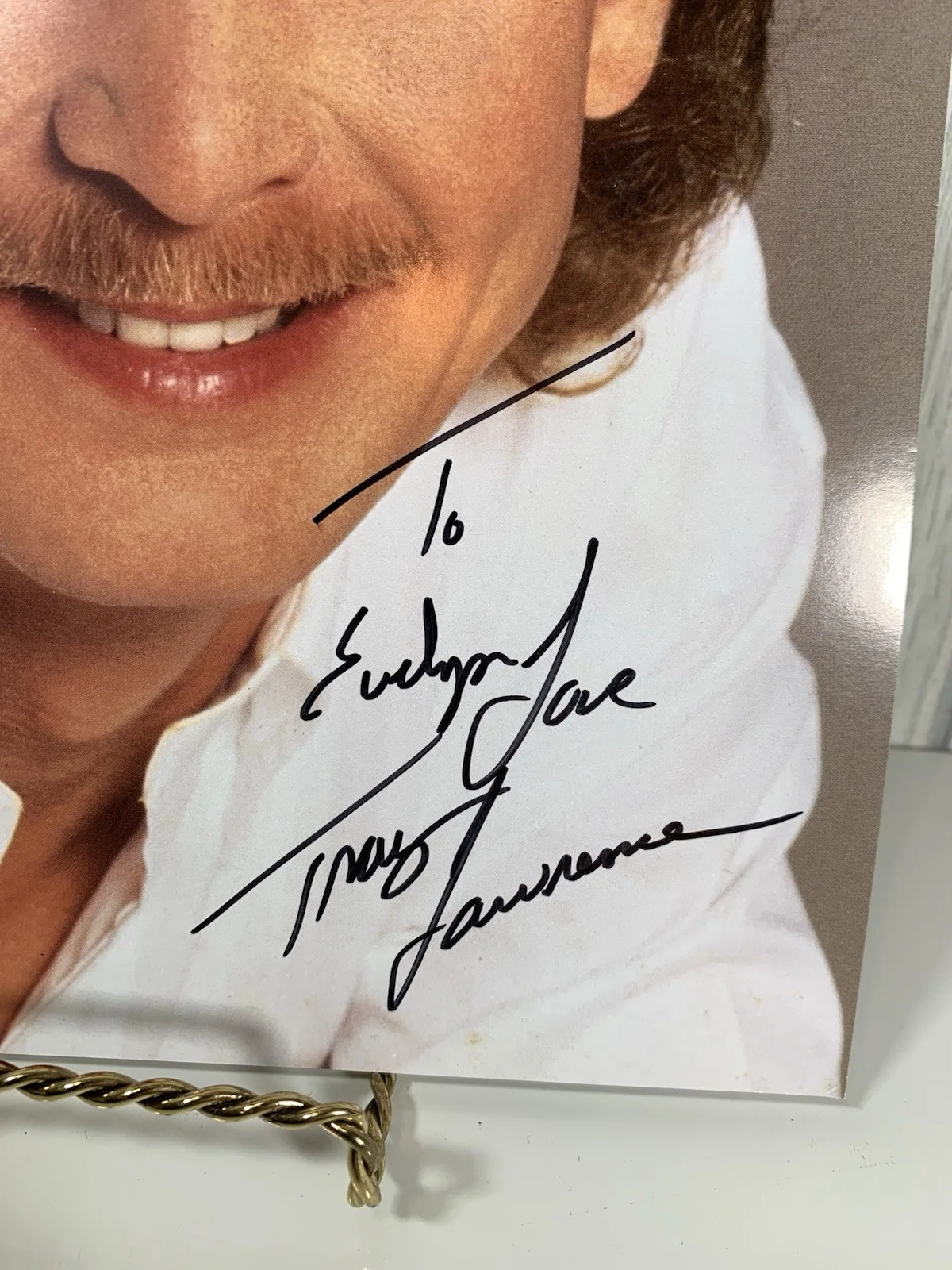 Tracy Lawrence Signed Autograph 8x10 Vintage Promo Photo 90s Country, изображение 2