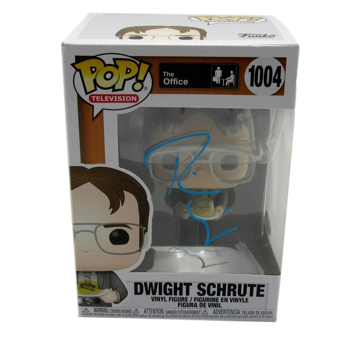 Rainn Wilson Autographed Funko Pop! #1004 Figurine "The Office" JSA 184719, изображение 3