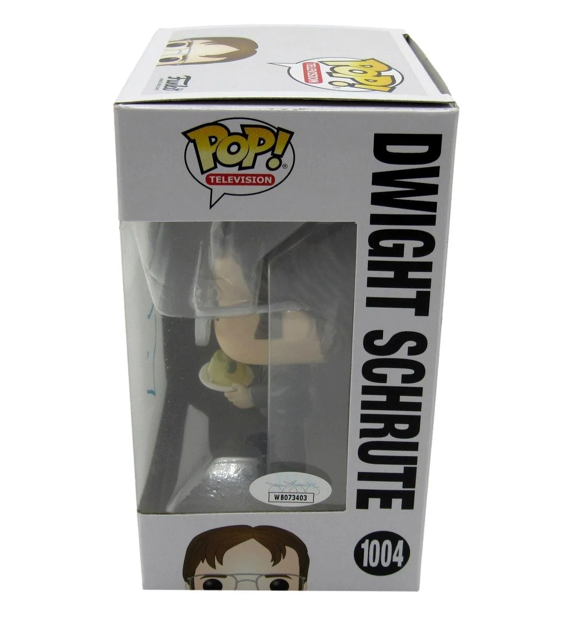 Rainn Wilson Autographed Funko Pop! #1004 Figurine "The Office" JSA 184719, изображение 4