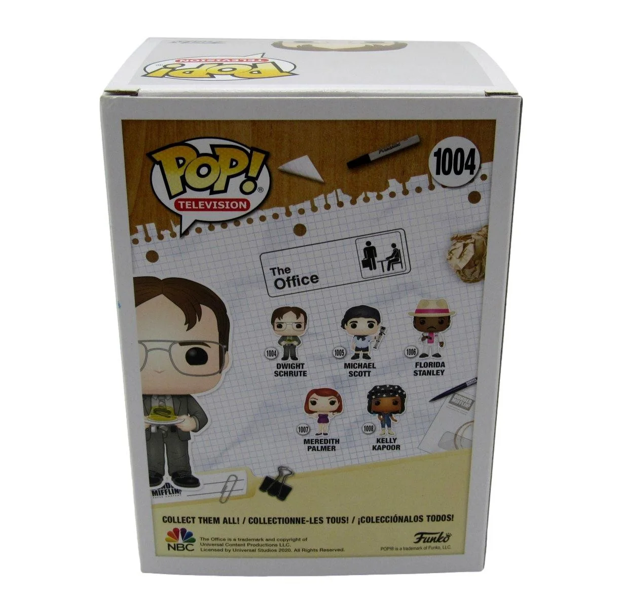 Rainn Wilson Autographed Funko Pop! #1004 Figurine "The Office" JSA 184719, изображение 5