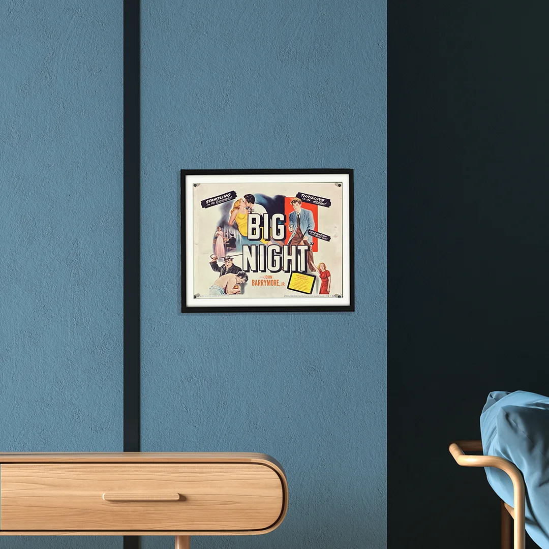 Vintage U.S Movie Title card Big Night (1951), image 2