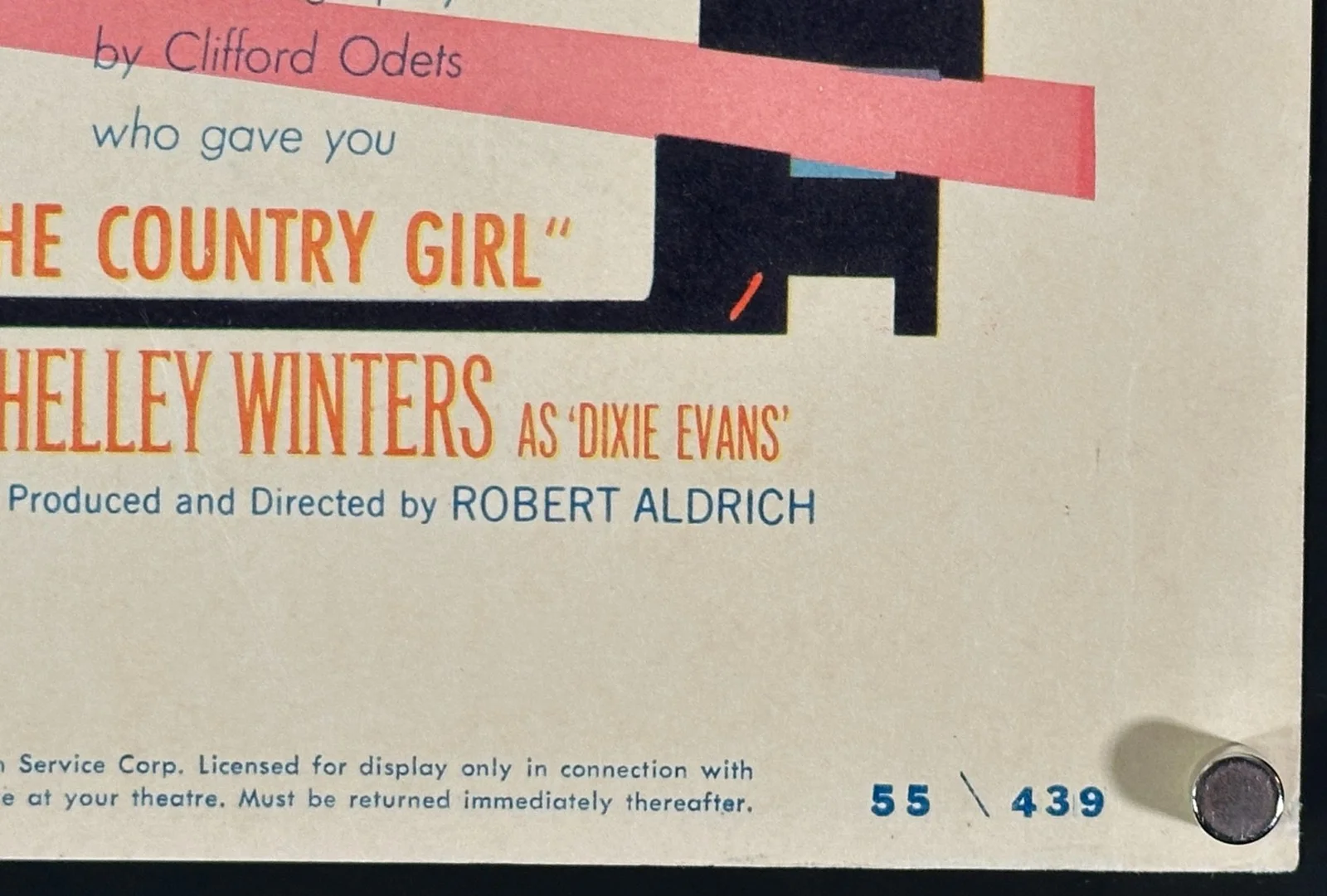 Vintage U.S Movie Title card Big Night (1951), image 4