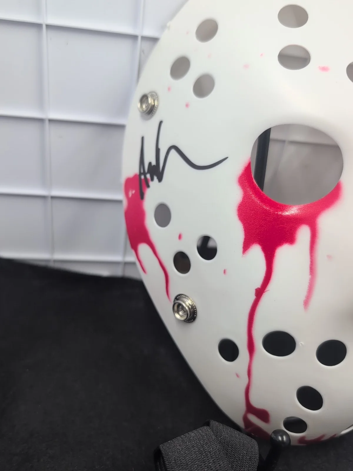 Ari Lehman " Killin It!" Signed Hockey/Jason Vorhees Mask Beckett Authenticated, изображение 2