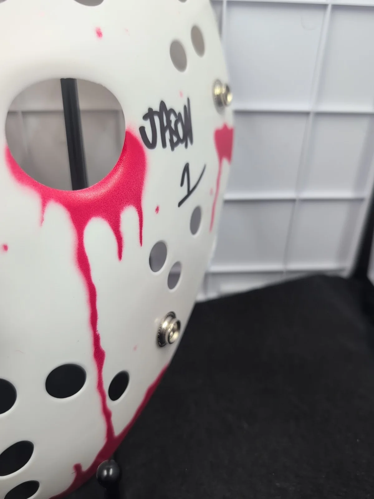 Ari Lehman " Killin It!" Signed Hockey/Jason Vorhees Mask Beckett Authenticated, изображение 4