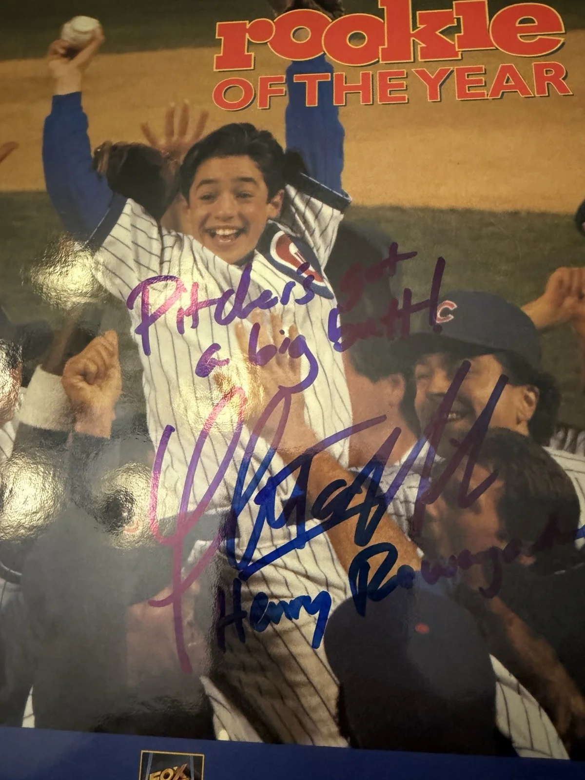 Autographed Rookie of the Year LaserDisc – Signed by Thomas Ian Nicholas - JSA, изображение 4