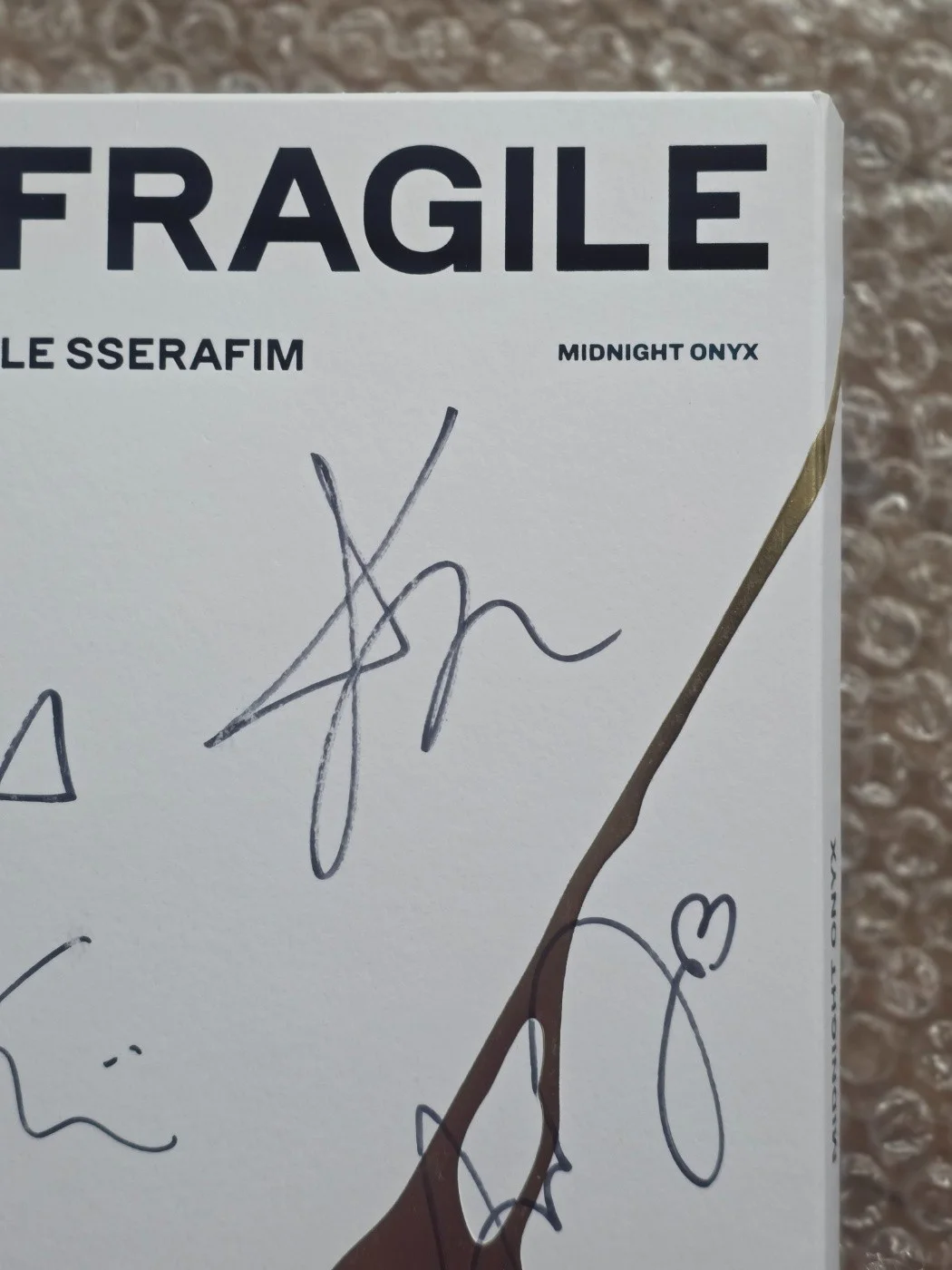 LE SSERAFIM ANTIFRAGILE Promo Sticker Album Autographed Hand Signed, image 5